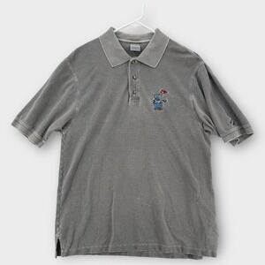 VTG Crazy Shirts Polo‎ Shirt Mens Small Gray Las Vegas Golf Graphic Cotton USA